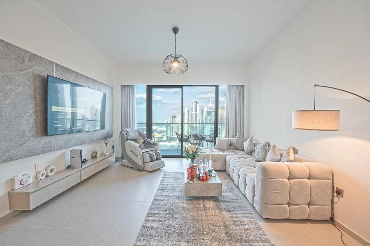 Apartment Venetian - Chill In 2Br Insane Burj Views & Luxe Massage Chair Dubai
