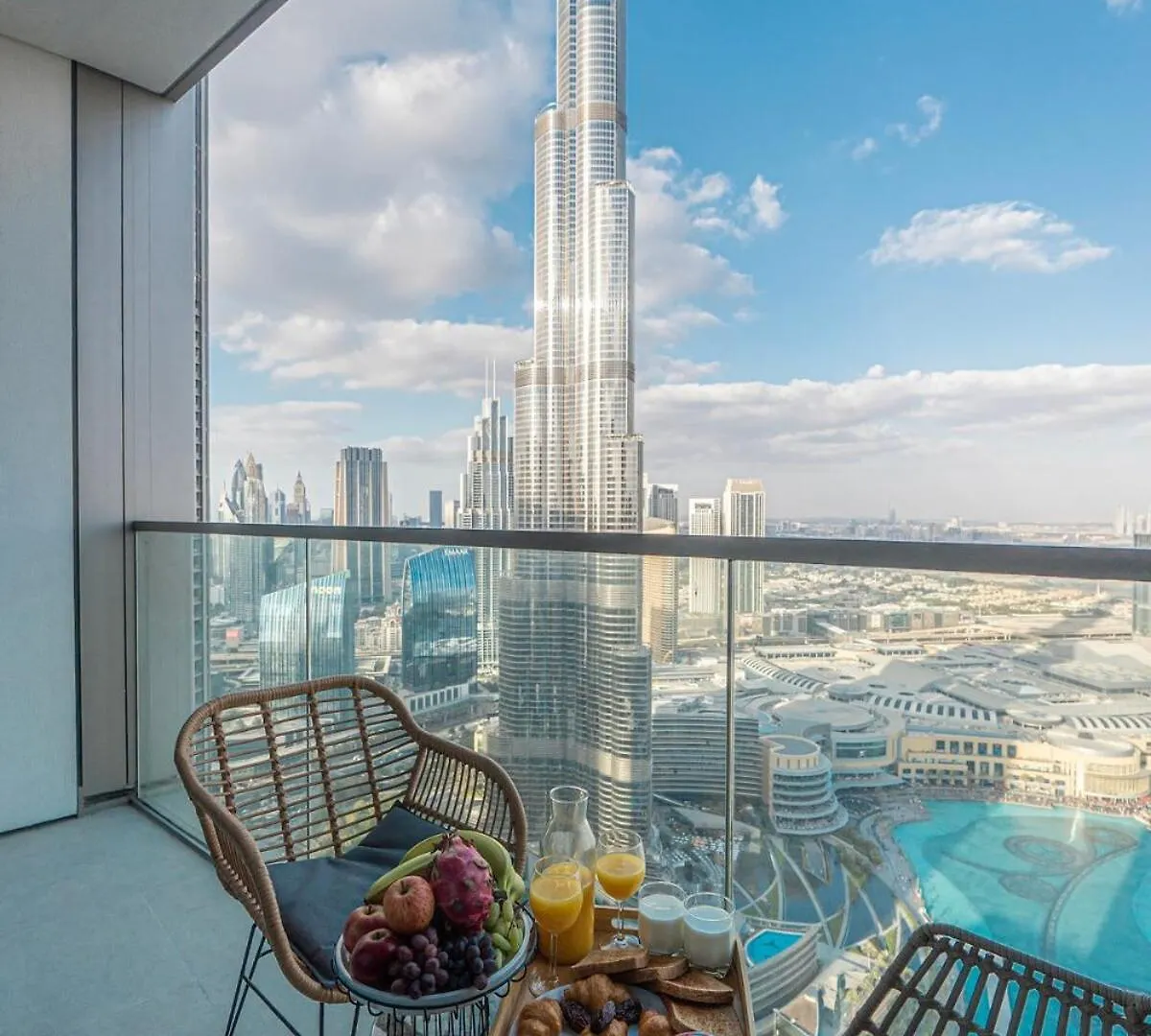 Apartment Venetian - Chill In 2Br Insane Burj Views & Luxe Massage Chair Dubai