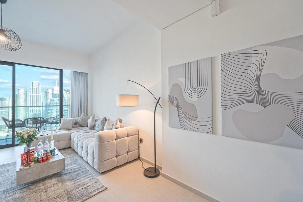 Venetian - Chill In 2Br Insane Burj Views & Luxe Massage Chair Dubai